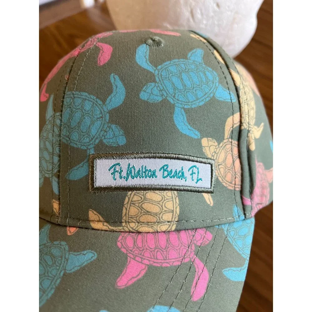 Lucky 7 Ft. Walton Beach, FL woman’s ball cap with turtles